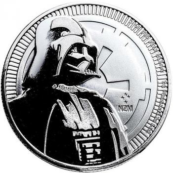 Preview: Niue - Star Wars - Darth Vader (TM) 2 Dollar 1 Oz Silber 2017